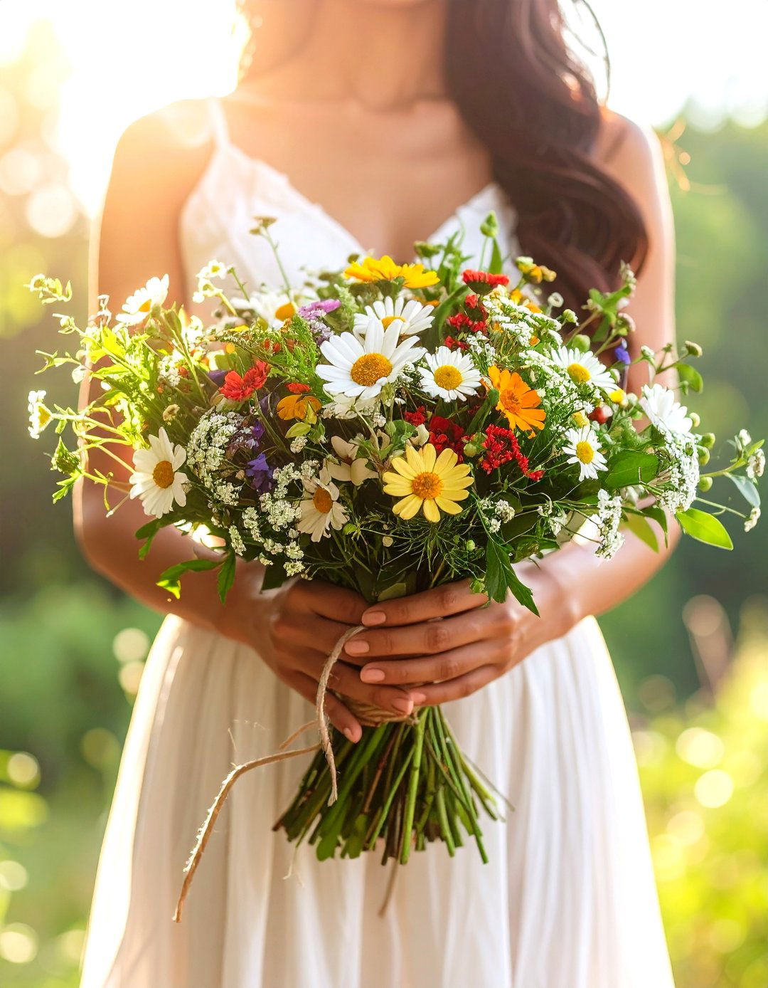 DIY Wildflower Bouquets - 30 outdoor wedding ideas on a budget