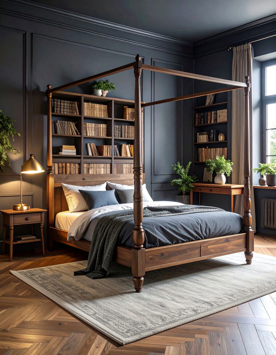 Dark Academia Bedroom - 30 adult bedroom ideas