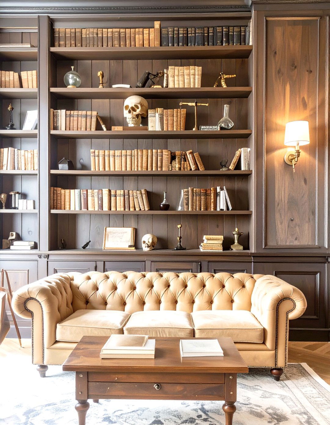 Dark Academia Hotel Lounge - 30 hospitality interior design ideas