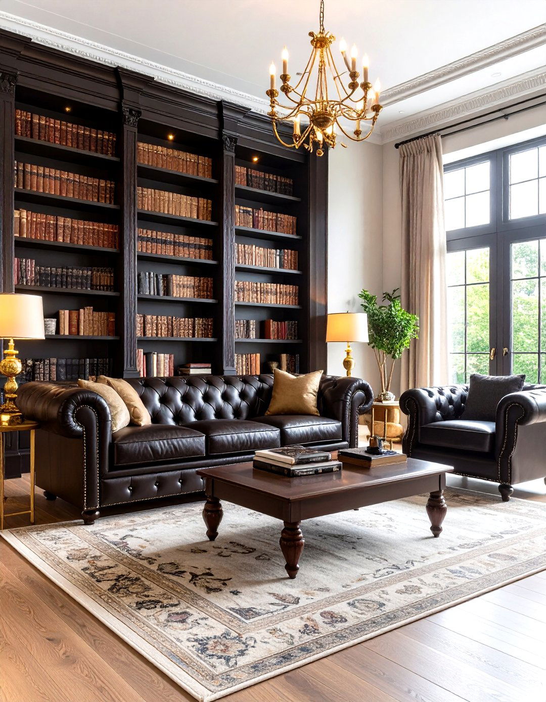 Dark Academia Living Room - 30 home decor ideas for living room