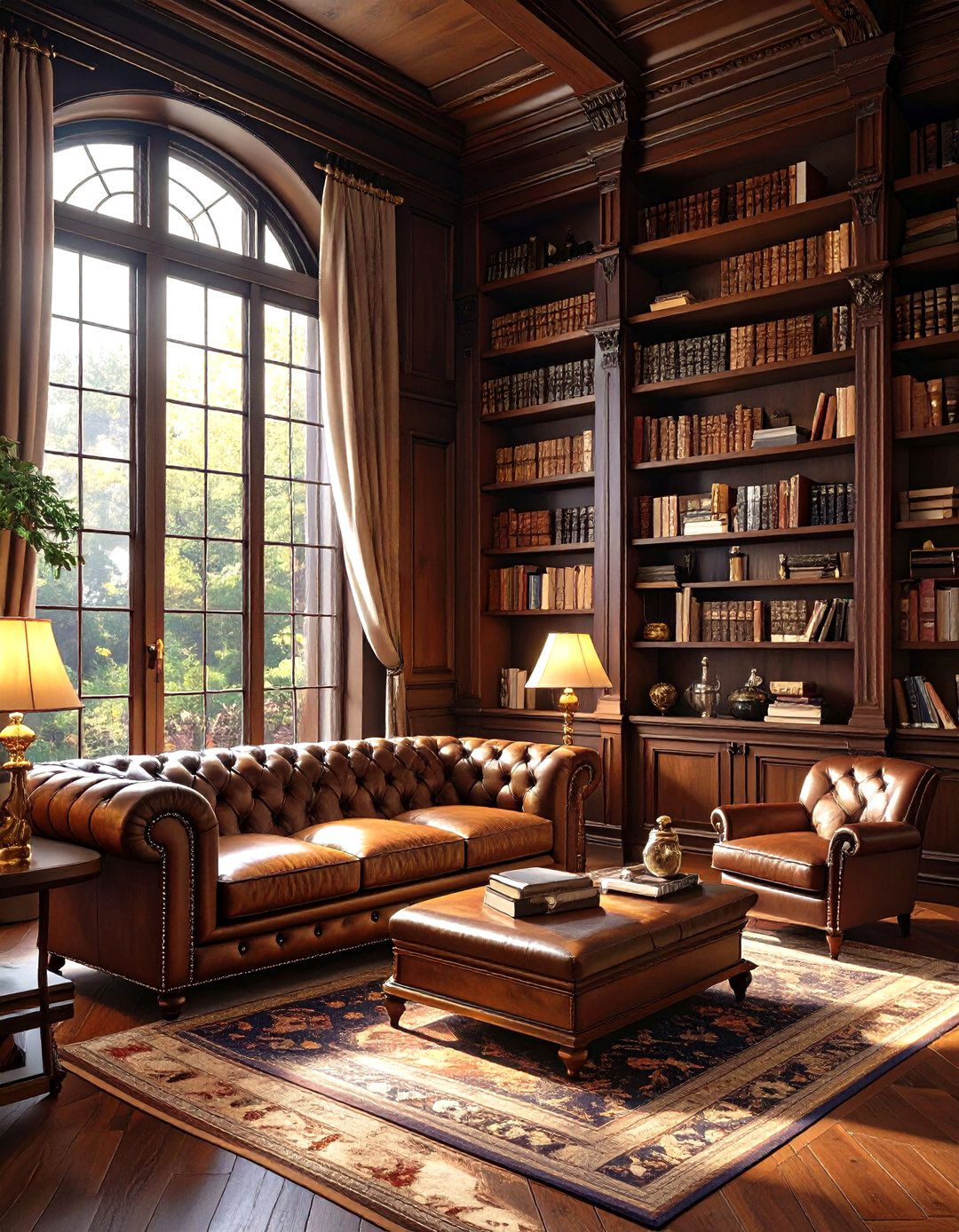 Dark Academia Living Room - 30 moody living room ideas