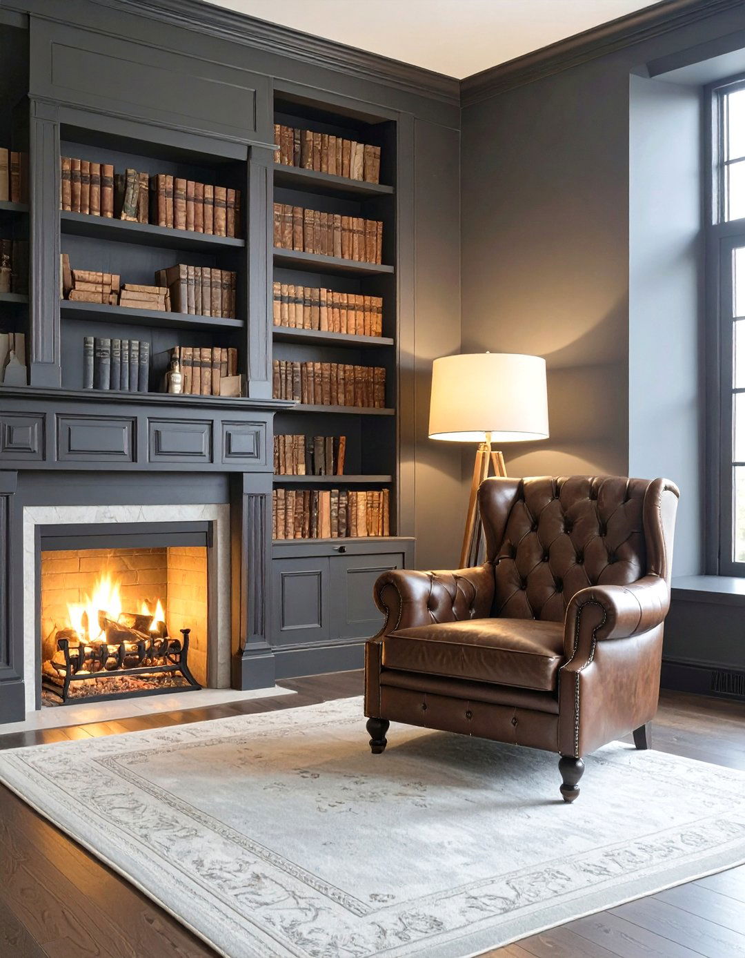 Dark Academia Moody Interior - 30 condo interior design ideas