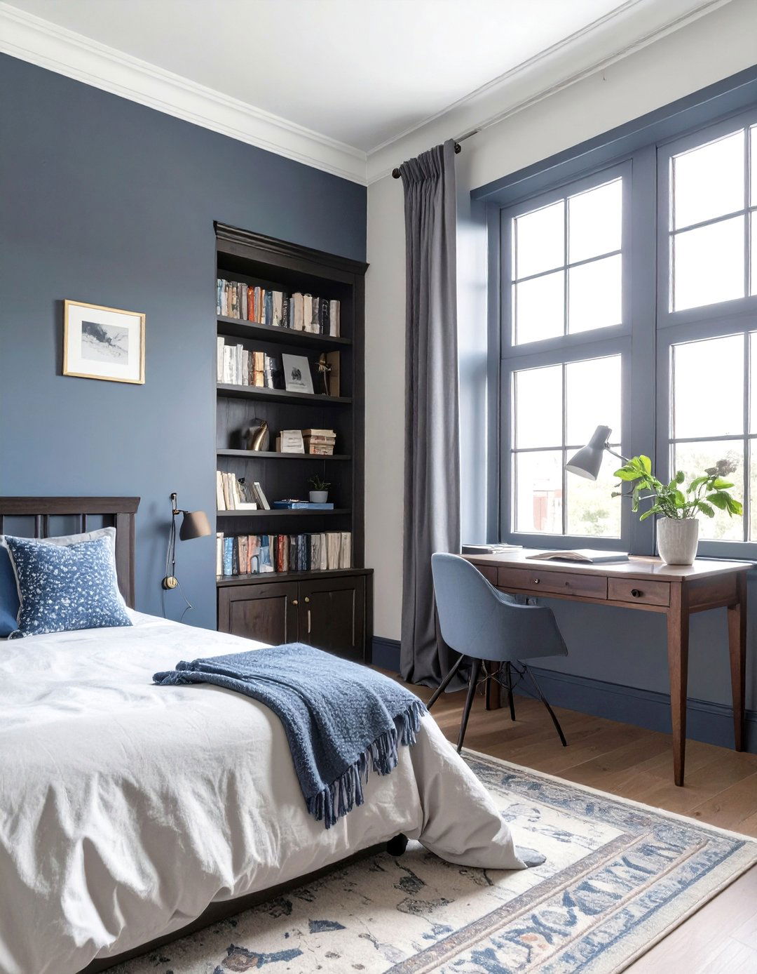 Dark Academia Moody Study Space - 30 teenage girl room ideas