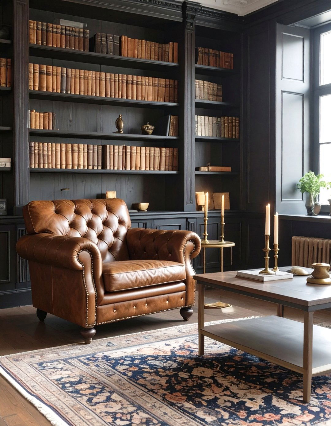 Dark Academia Vintage Living Room - 30 vintage living room ideas