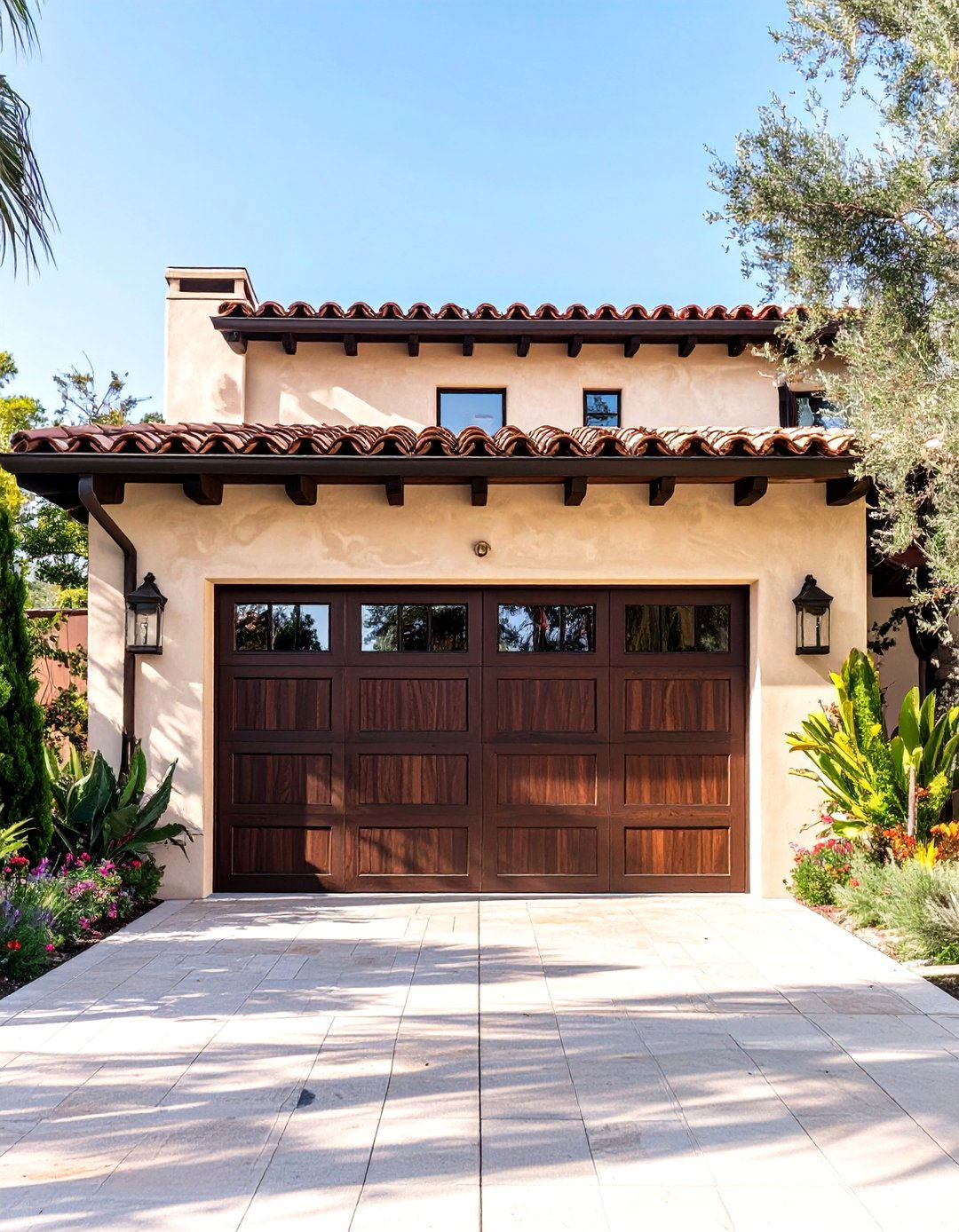 Dark Brown Garage Door Color - 30 garage door paint ideas