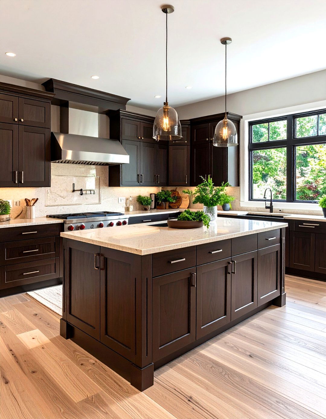 Dark Brown Kitchen Cabinets - 30 kitchen cabinet color ideas