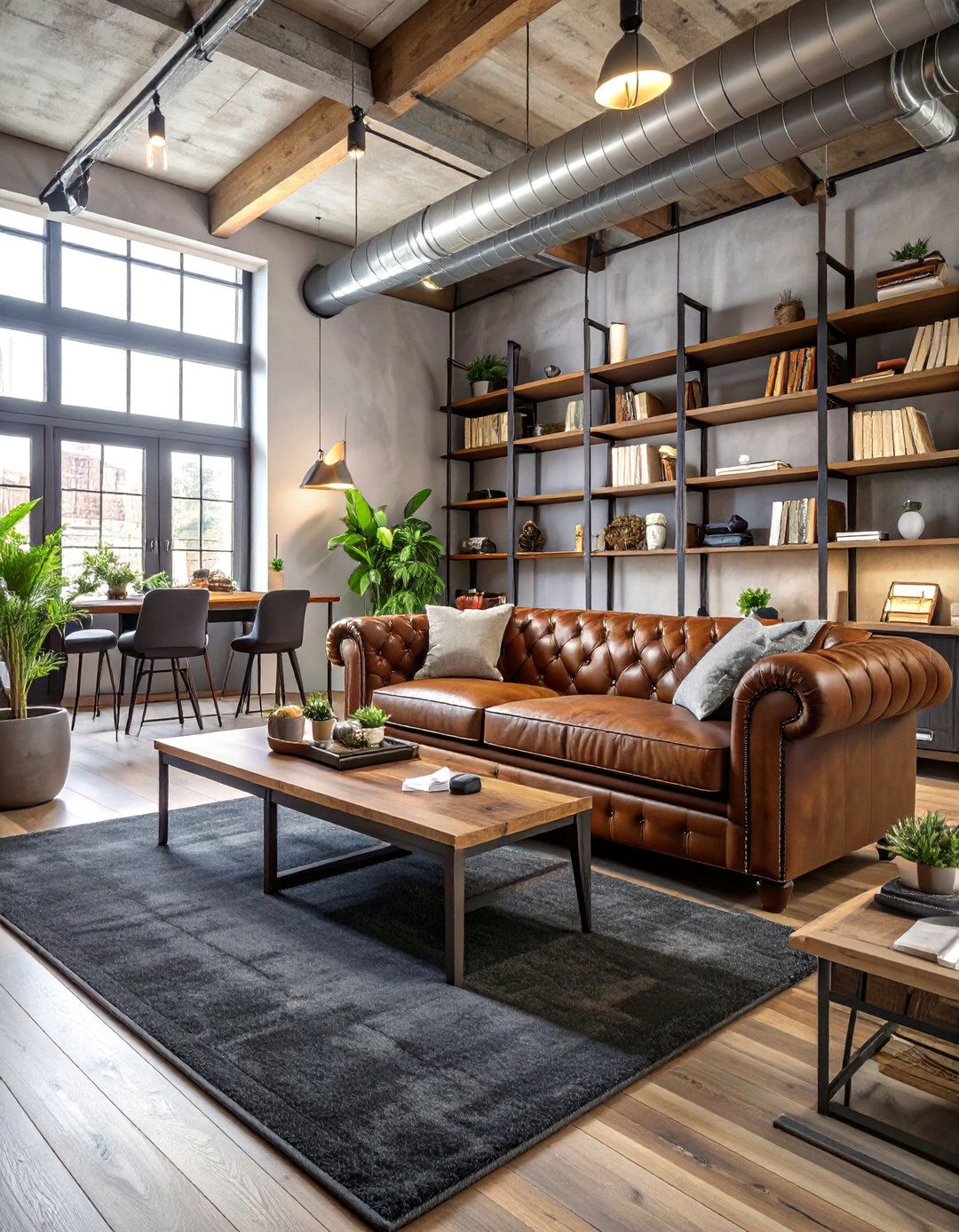Dark Charcoal Carpet for a Moody Man Cave - 30 basement carpet ideas
