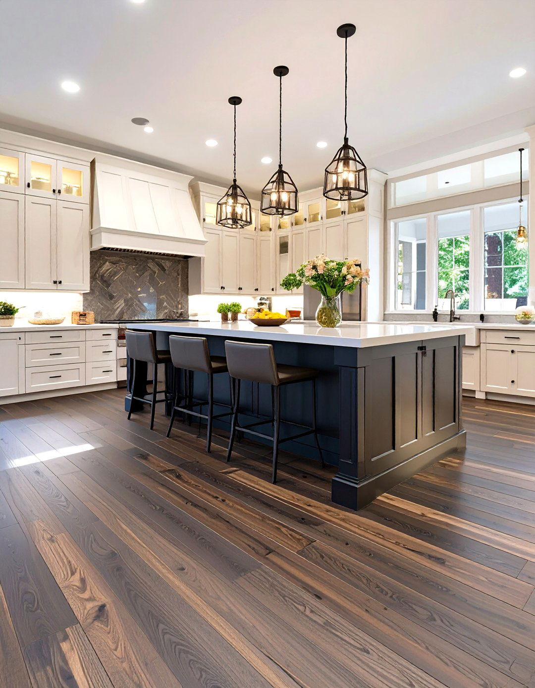 Dark Colored Vinyl Plank Flooring - 30 vinyl kitchen flooring ideas