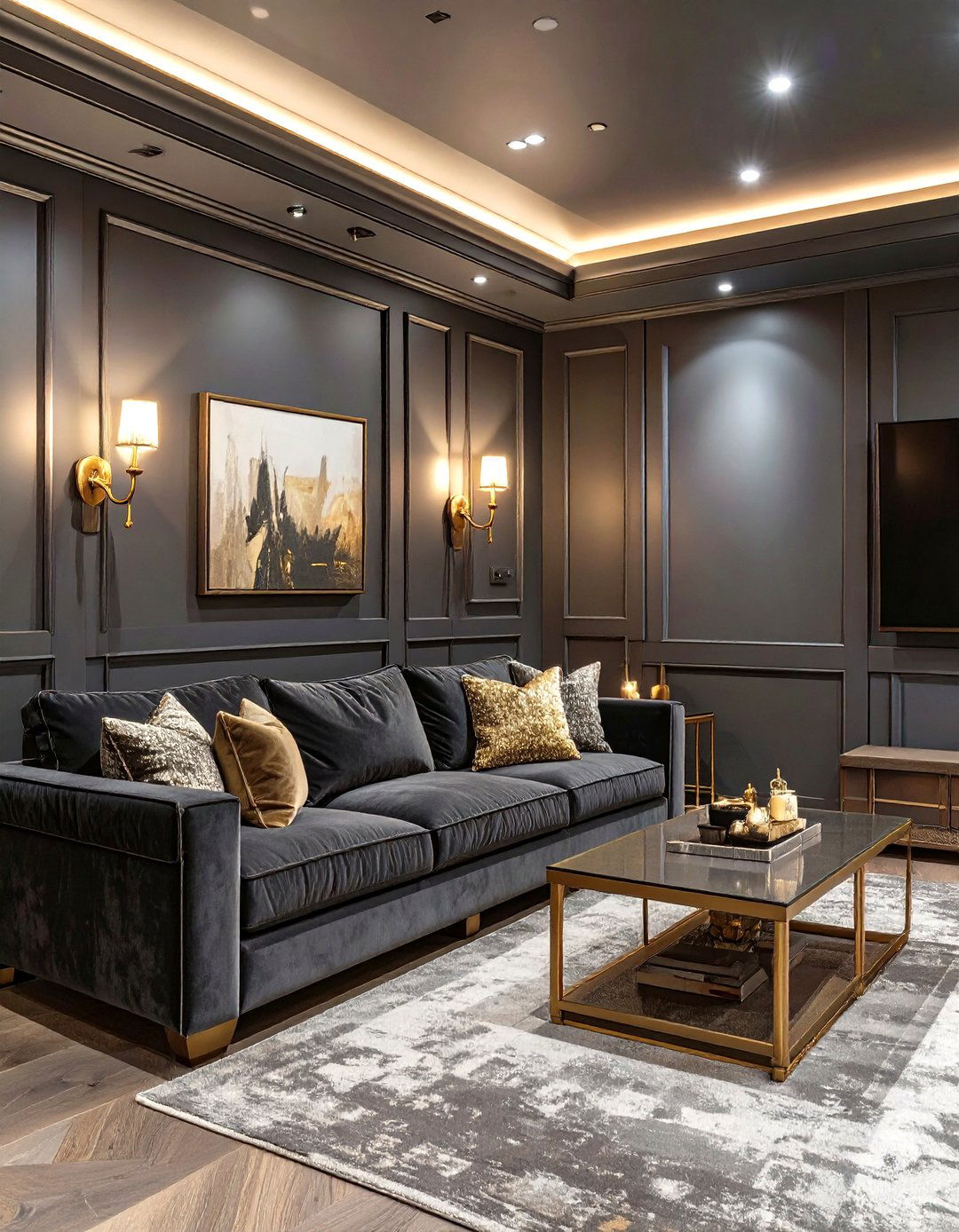 Dark Gray Basement Paint - 30 basement paint ideas