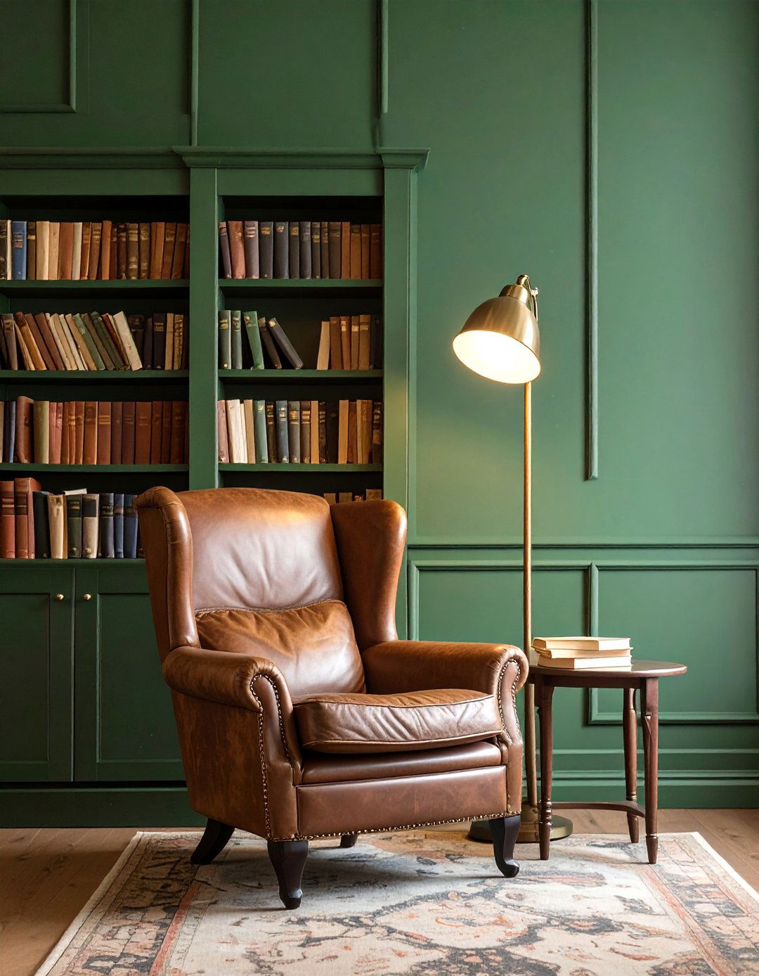 Dark Living Room with a Pop of Color - 30 dark living room ideas