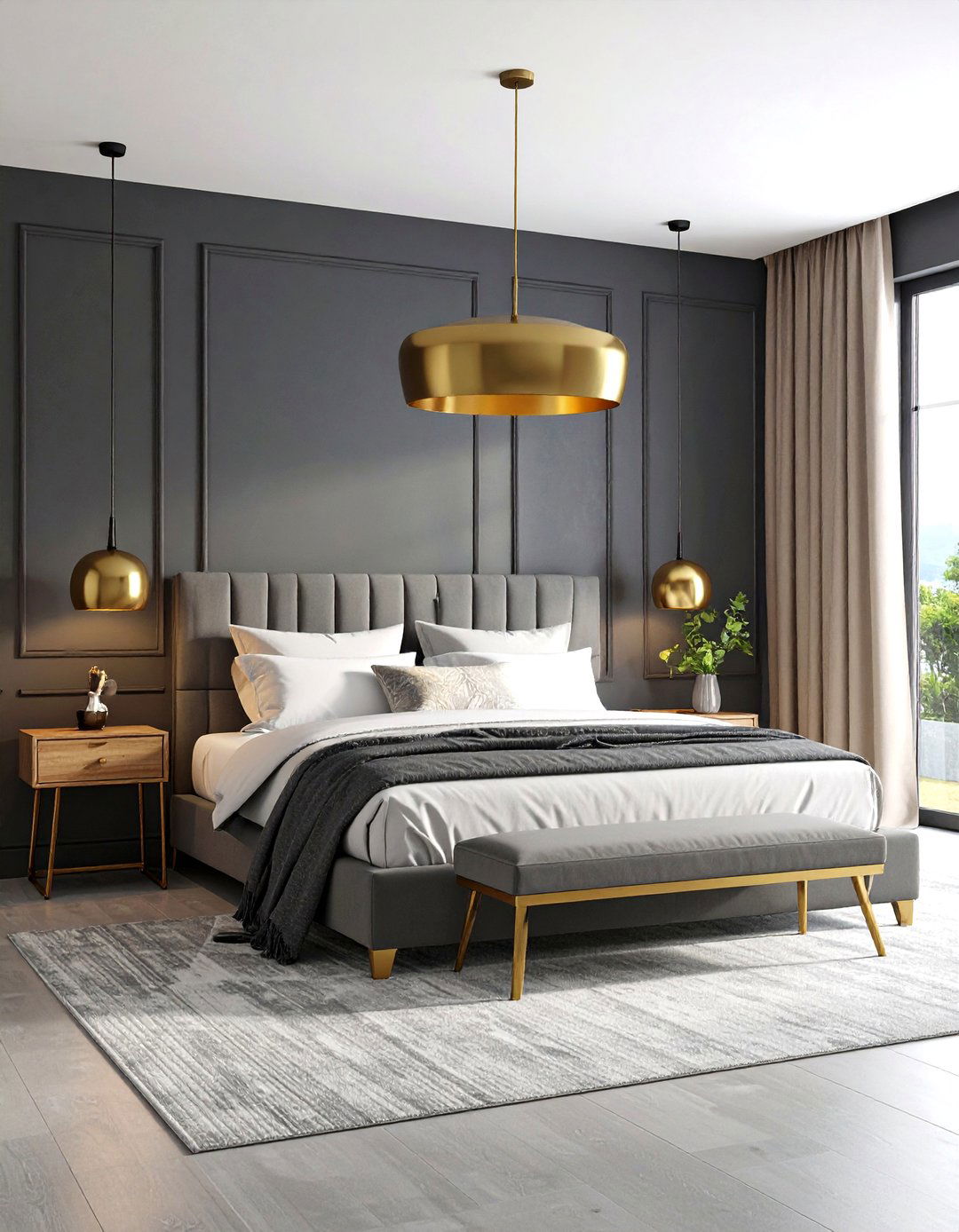Dark Moody Bedroom Walls - 30 room interior design bedroom ideas