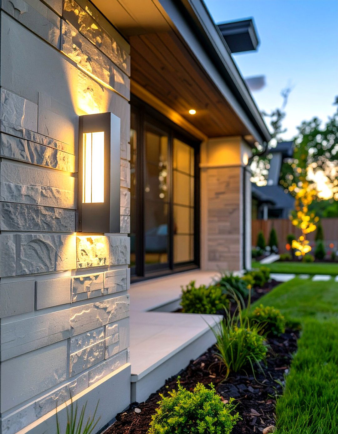 Dark Sky Compliant Fixtures - 30 modern outdoor lighting ideas for front of house