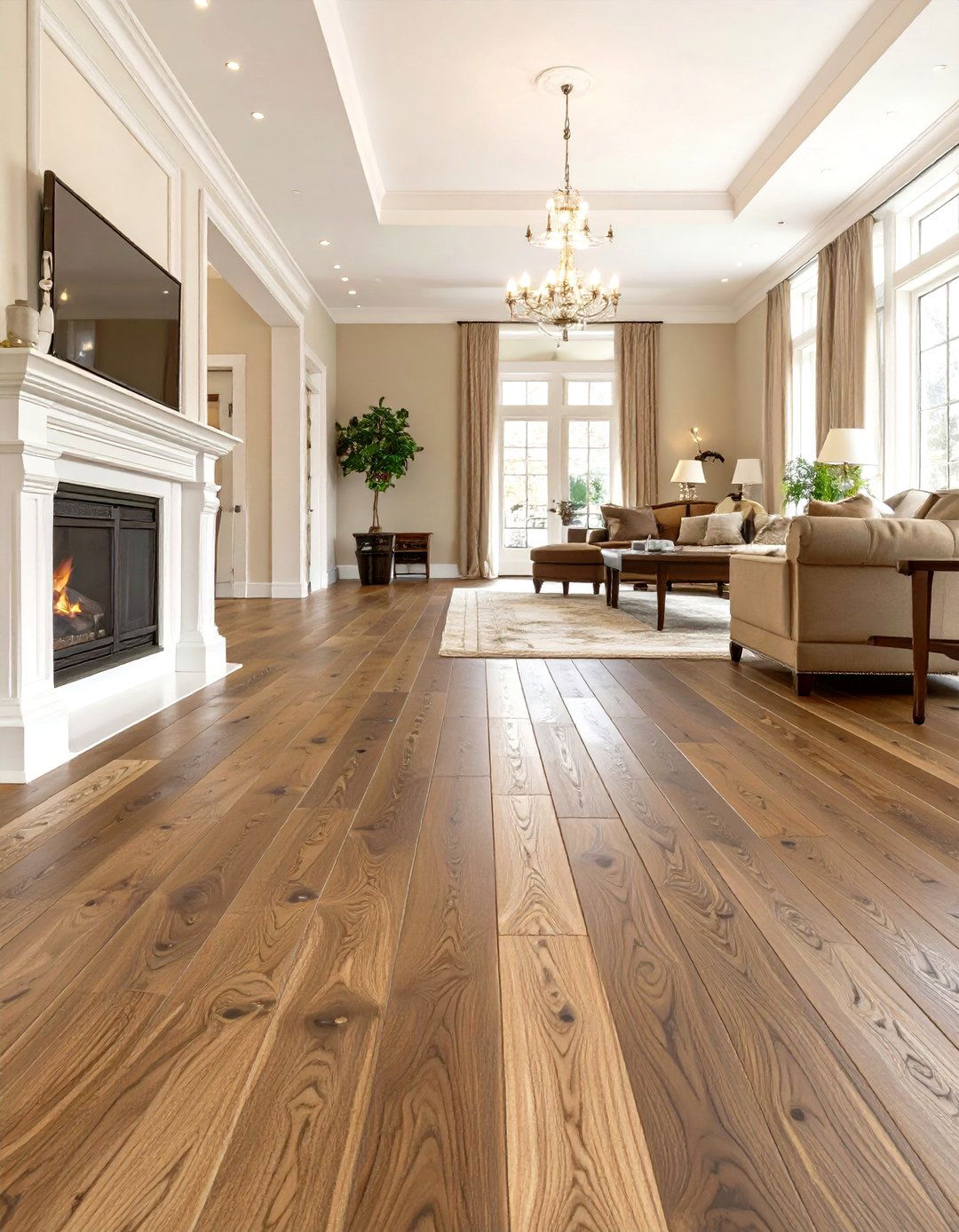 Dark Wood Flooring - 30 traditional interior design ideas