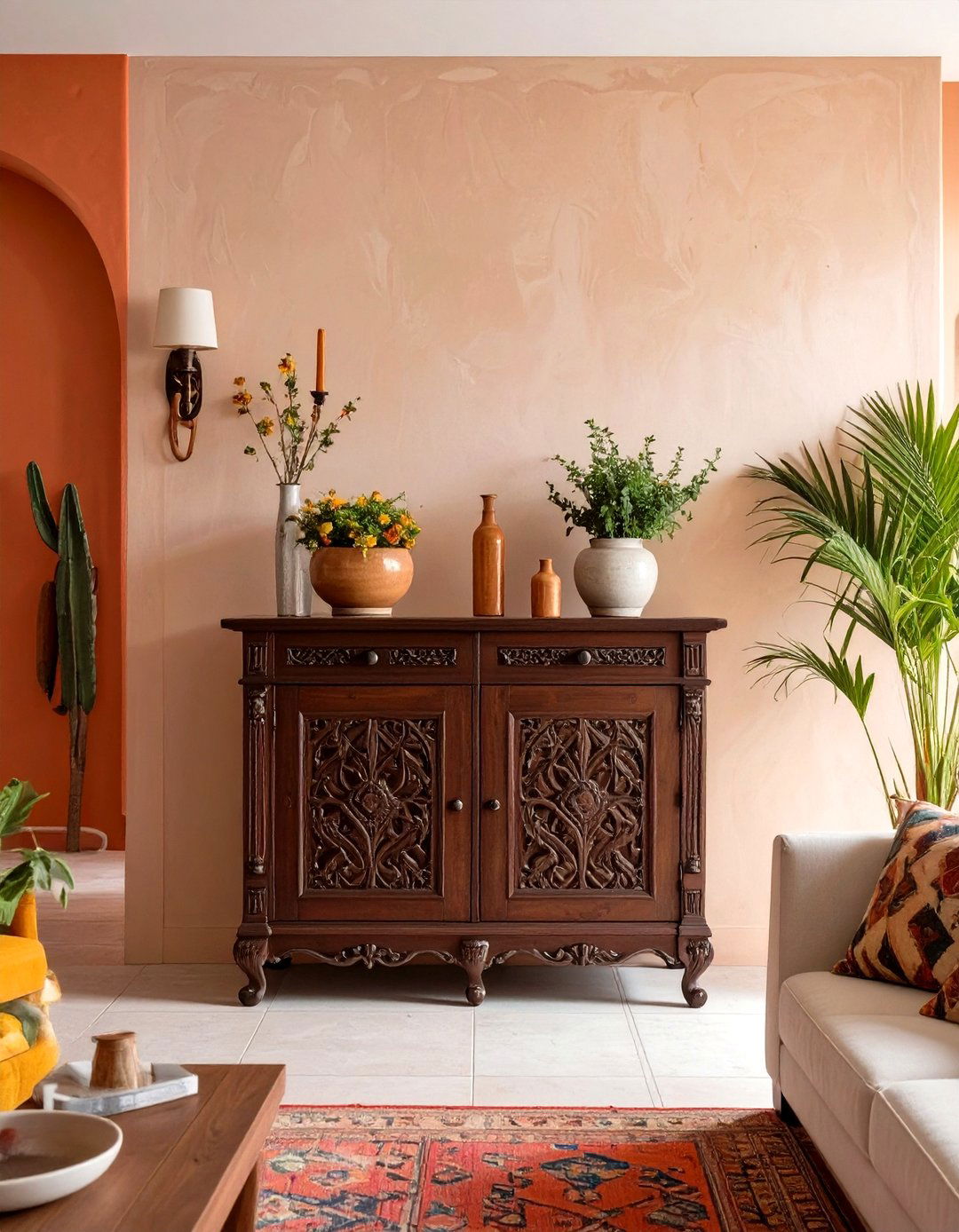 Dark Wood Furniture - 30 spanish style interior design ideas