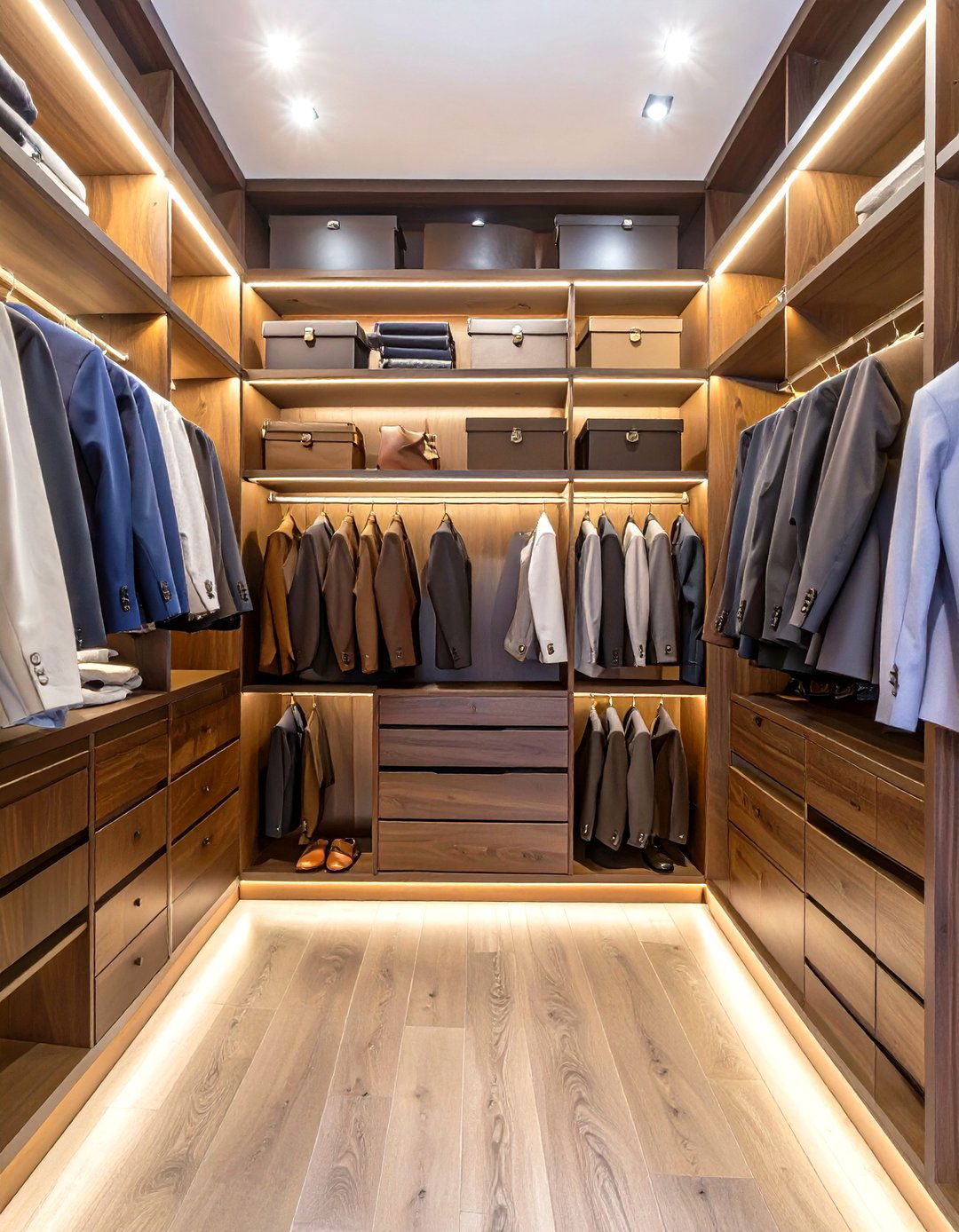 Dark Wood Wardrobe Closet for a Moody Vibe - 30 wardrobe closet design ideas