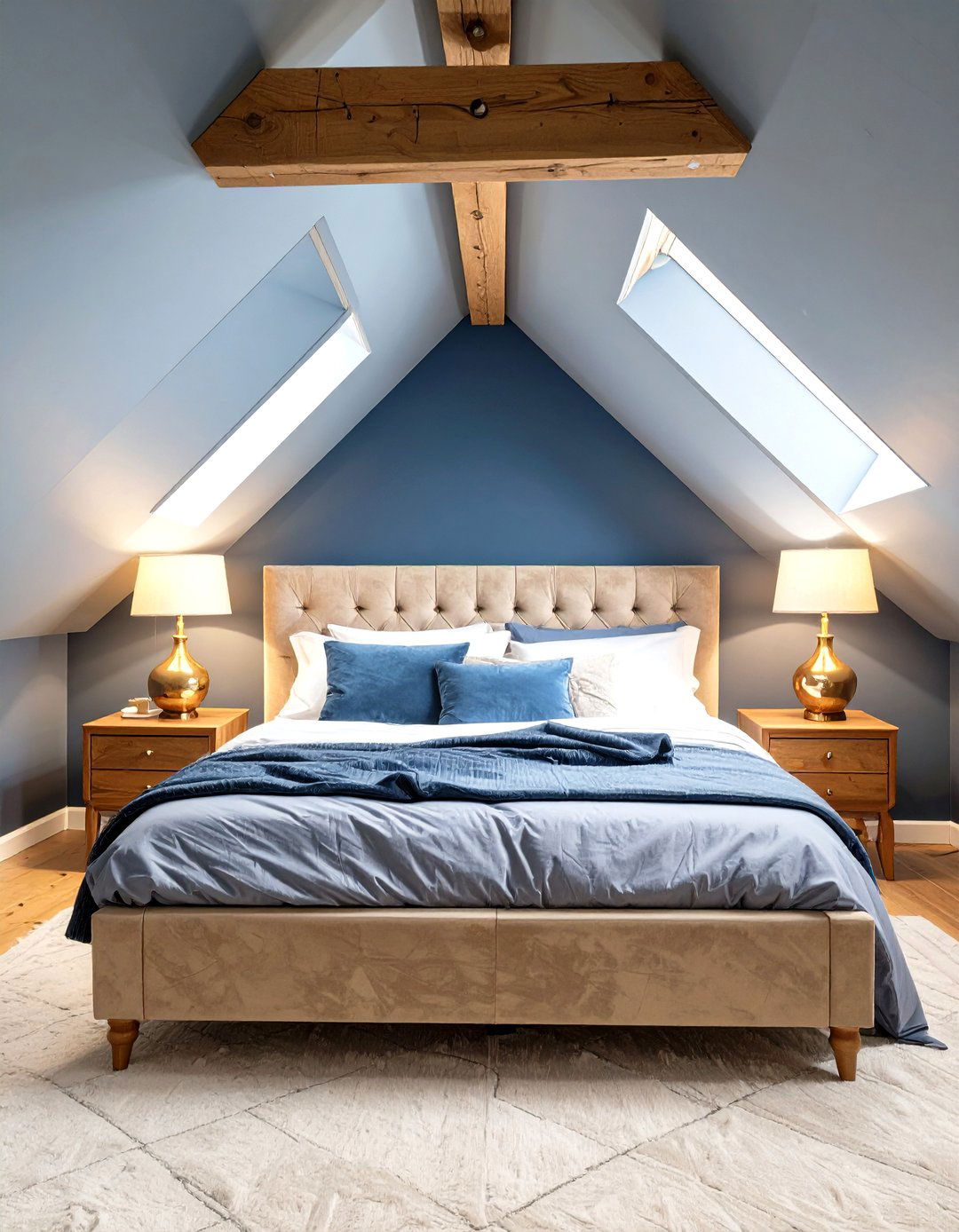 Dark and Moody Attic Hideaway - 30 modern attic bedroom ideas