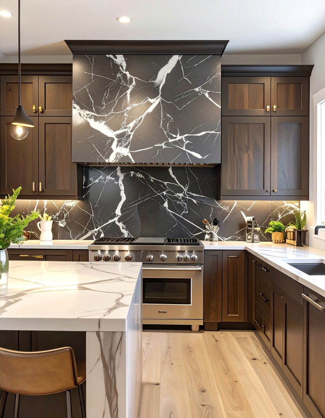 Dark and Moody Backsplash - 30 backsplash designs