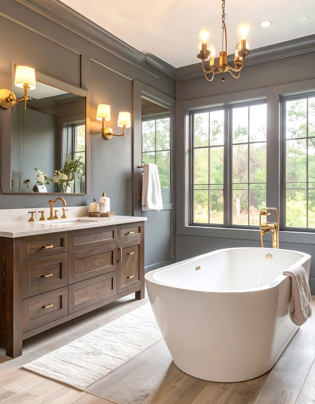 Dark and Moody Bathroom Retreat - 30 ideas for bathroom remodel