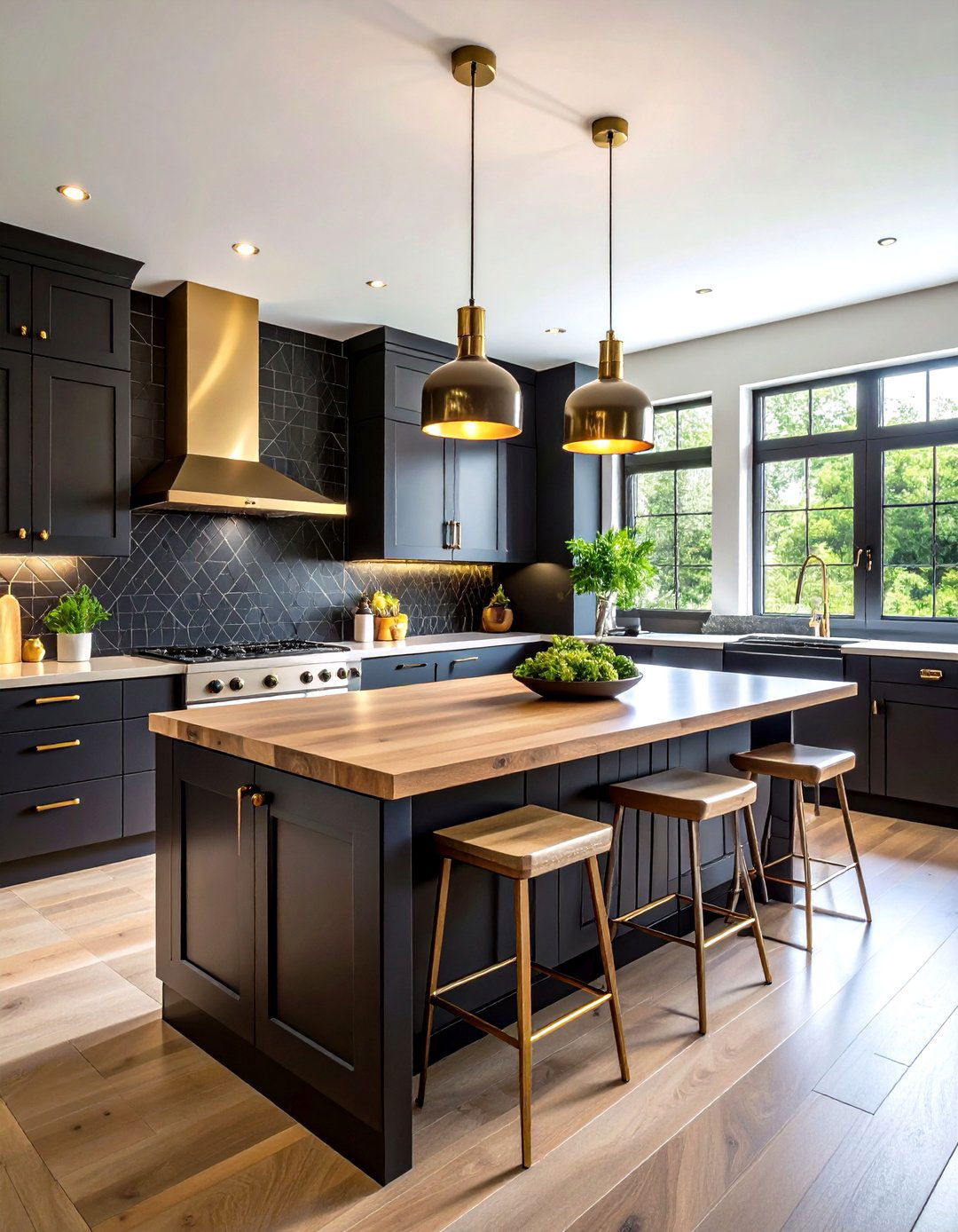 Dark and Moody Boho Kitchen - 30 earthy boho kitchen ideas