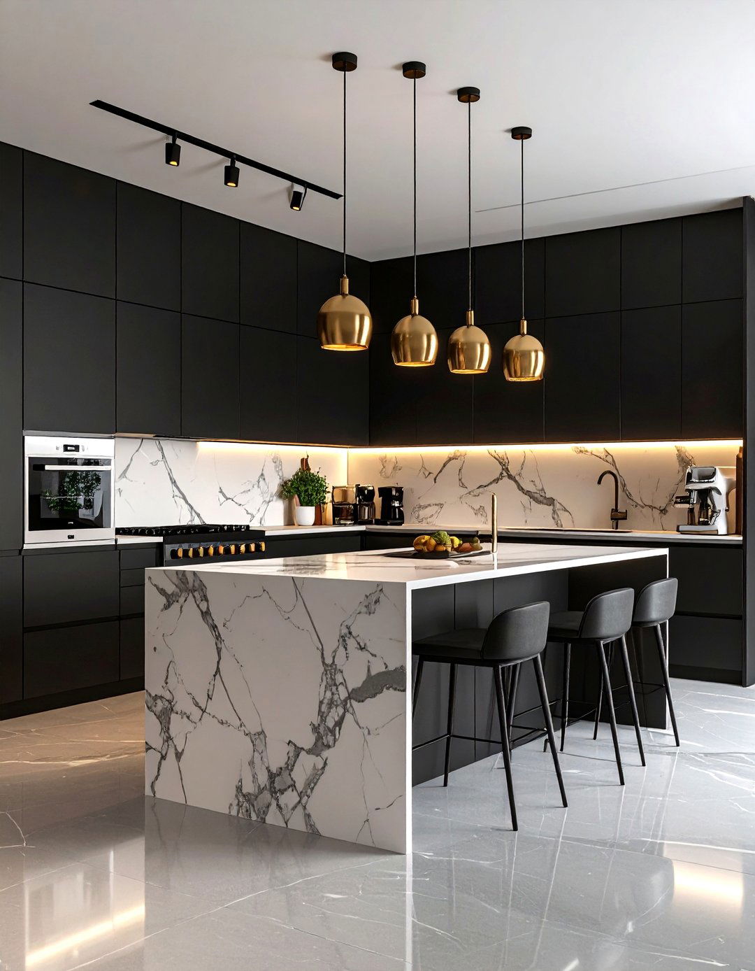 Dark and Moody Kitchen Cupboards - 30 kitchen cupboards ideas