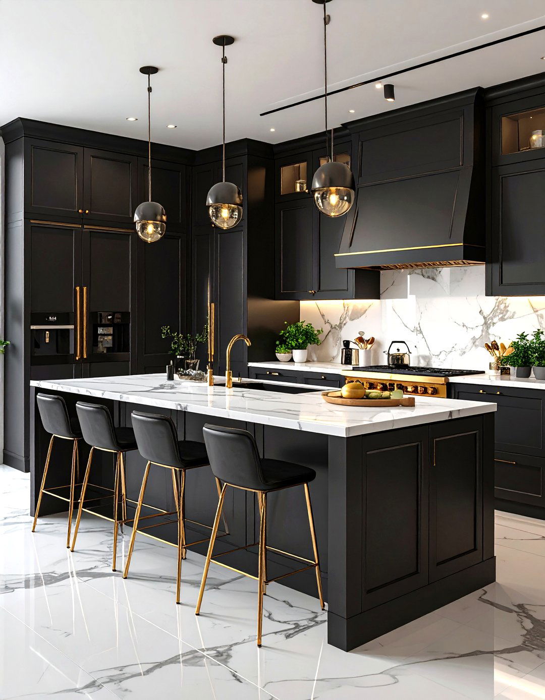 Dark and Moody Kitchen Cupboards - 30 kitchen cupboard designs