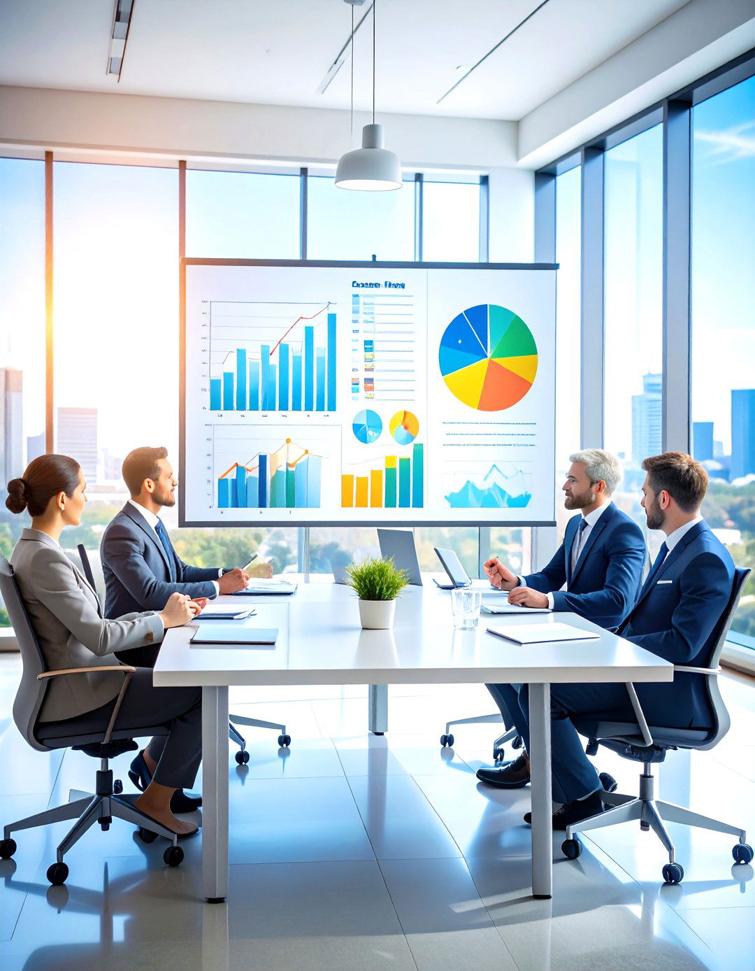 Data Visualization with Custom Infographics - 30 pitch deck design ideas