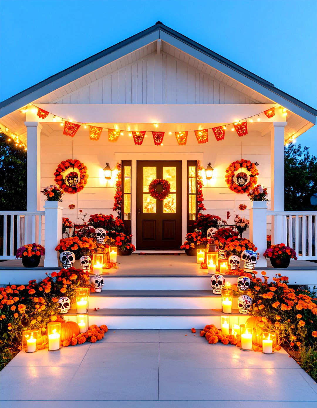 Day of the Dead Celebration Altar - 30 halloween decorations outdoor ideas
