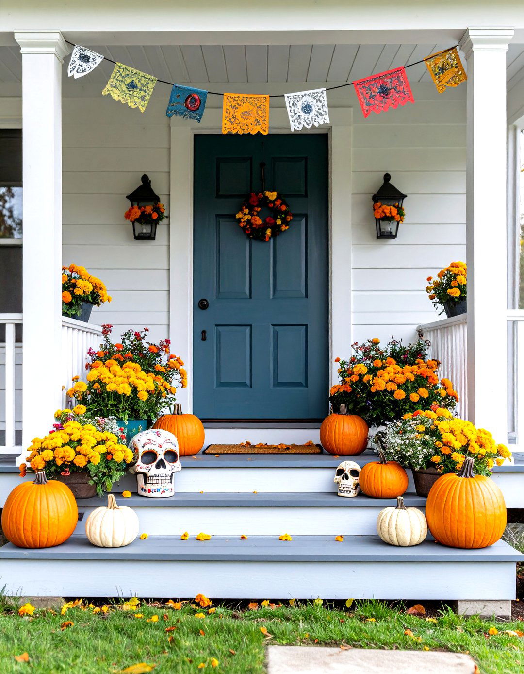 Day of the Dead Shrine - 30 halloween decoration ideas outdoor diy