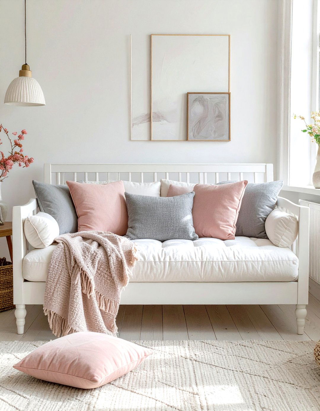 Daybed for Seating and Sleeping - 30 teenage girl bedroom ideas for small rooms