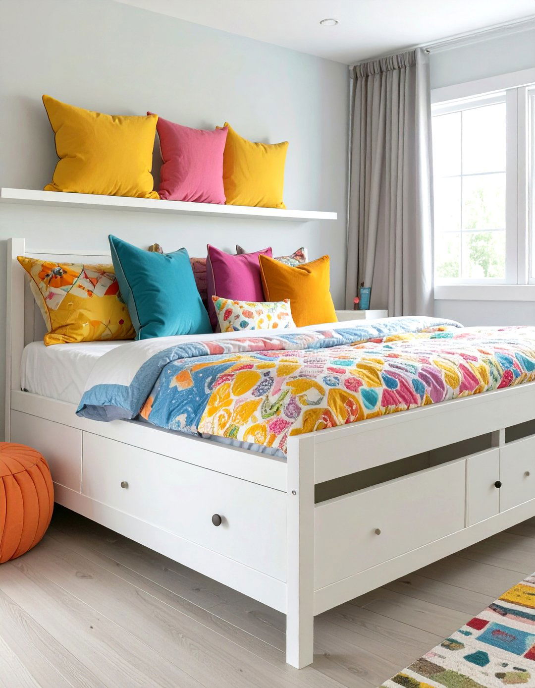 Daybed with Trundle for Sleepovers - 30 teen room inspo ideas