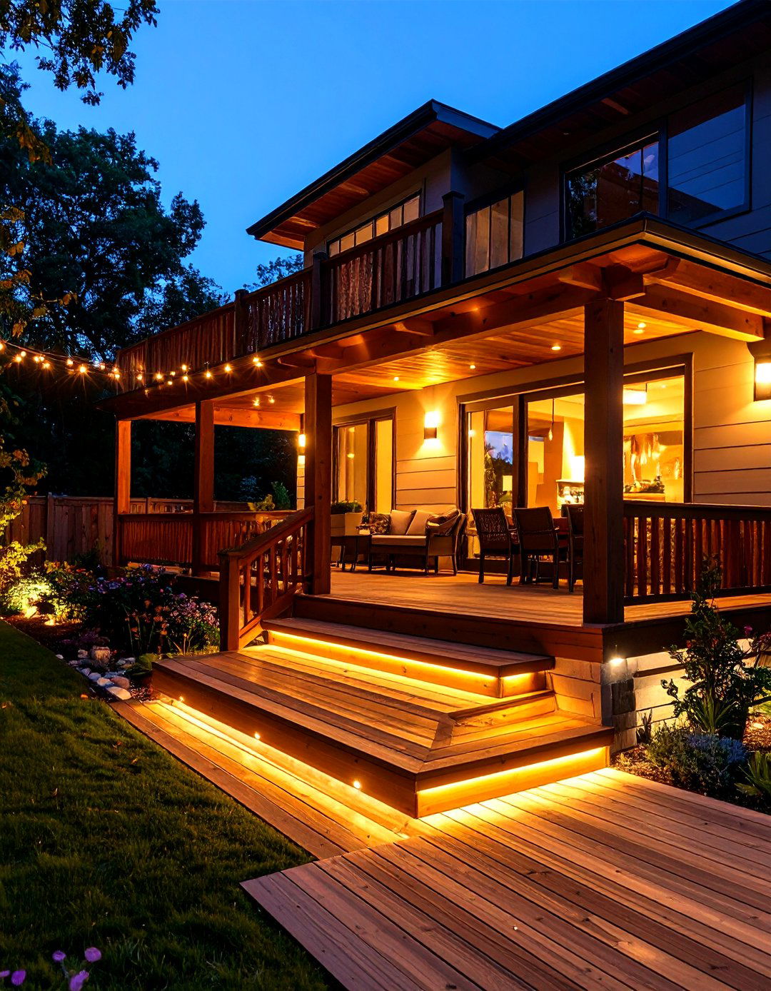 30 Modern Landscape Lighting Design Ideas for Nights - We Love Home Blog