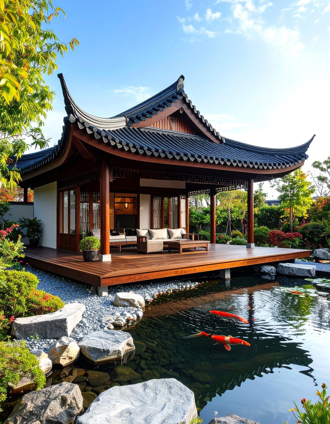 30 Partially Covered Deck Ideas for Sun and Shade - We Love Home Blog
