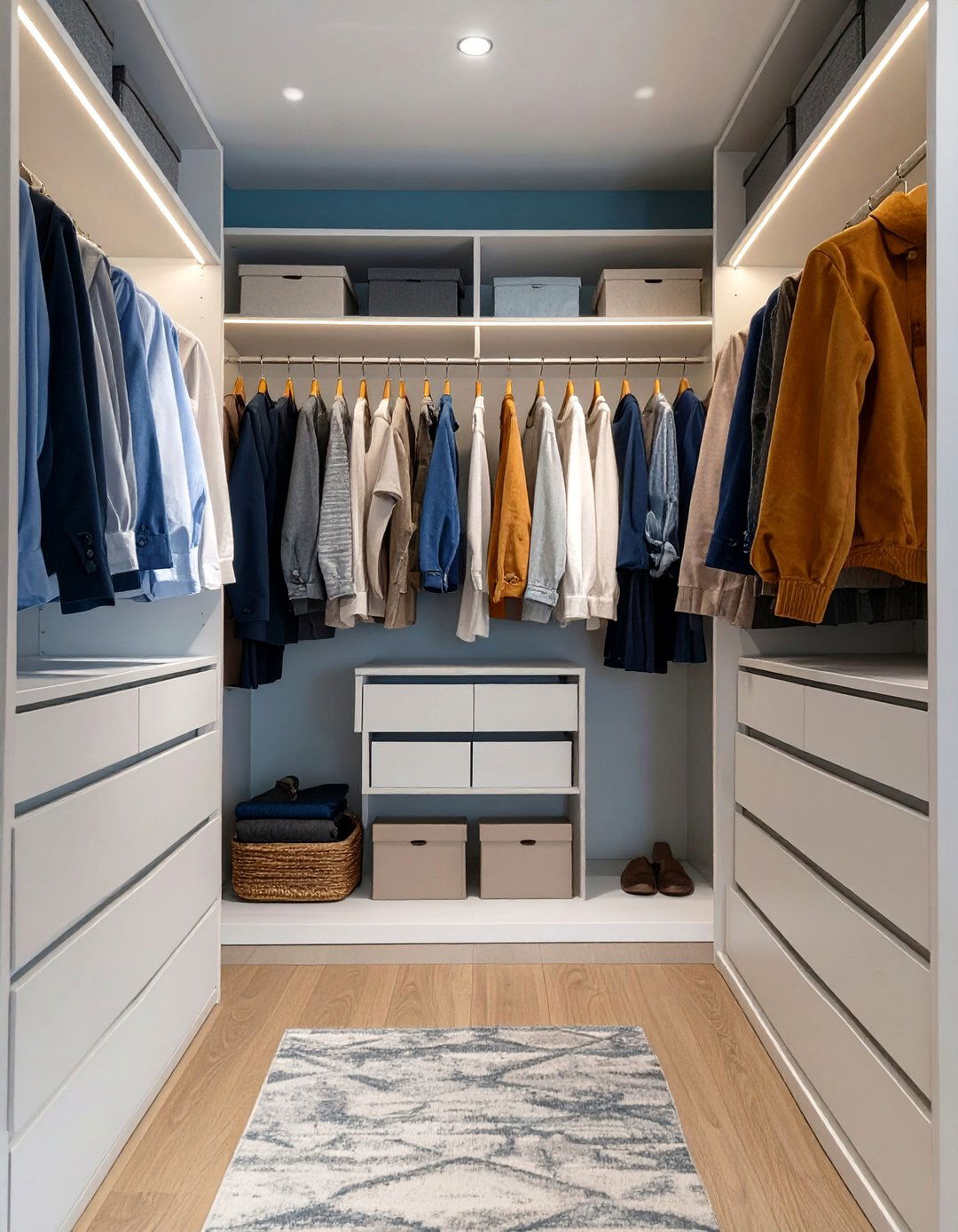 Declutter with a Capsule Wardrobe - 30 small master bedroom ideas