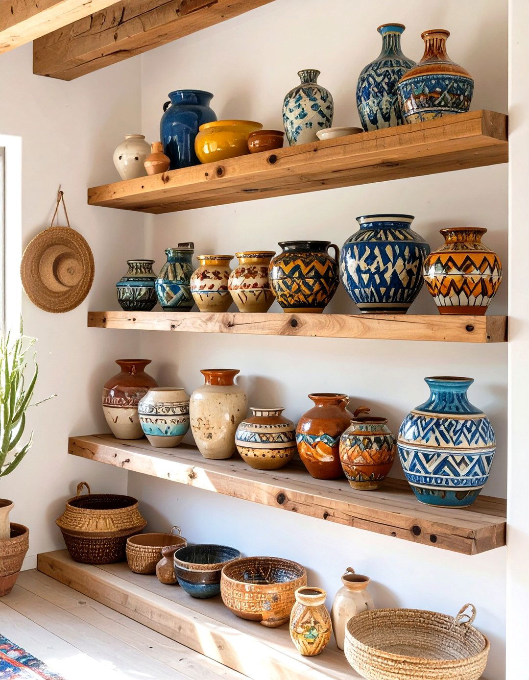 Decorating with Handcrafted Pottery and Ceramics - 30 southwestern interior design ideas