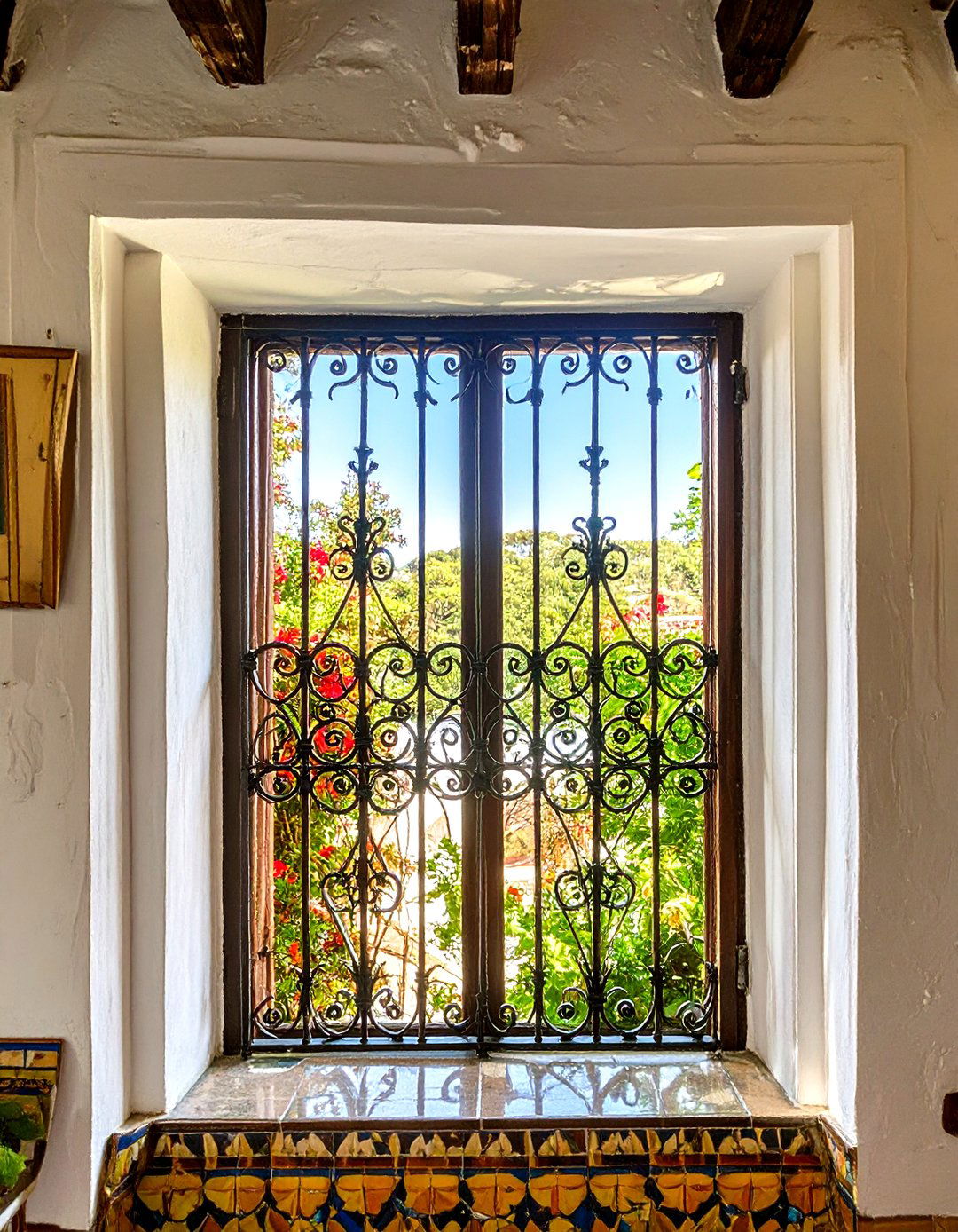 Decorative Iron Window Grilles - 30 spanish interior design ideas