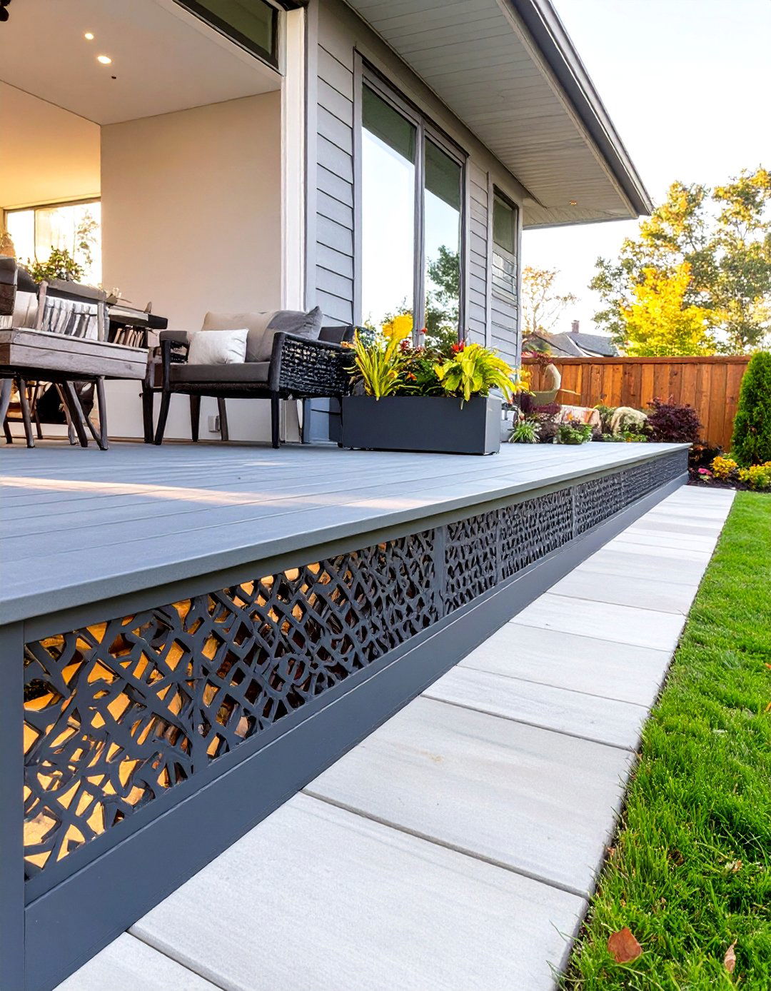Decorative Outdoor Screen Panels - 30 inexpensive deck skirting ideas