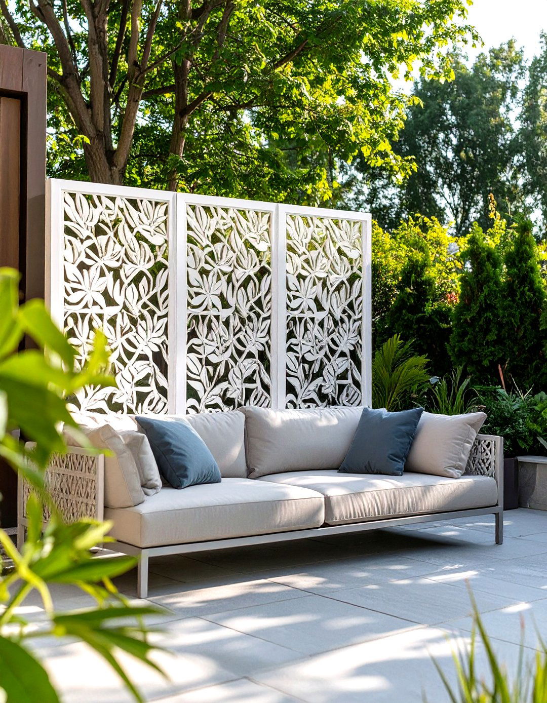 Decorative Privacy Screen - 30 outdoor decor ideas
