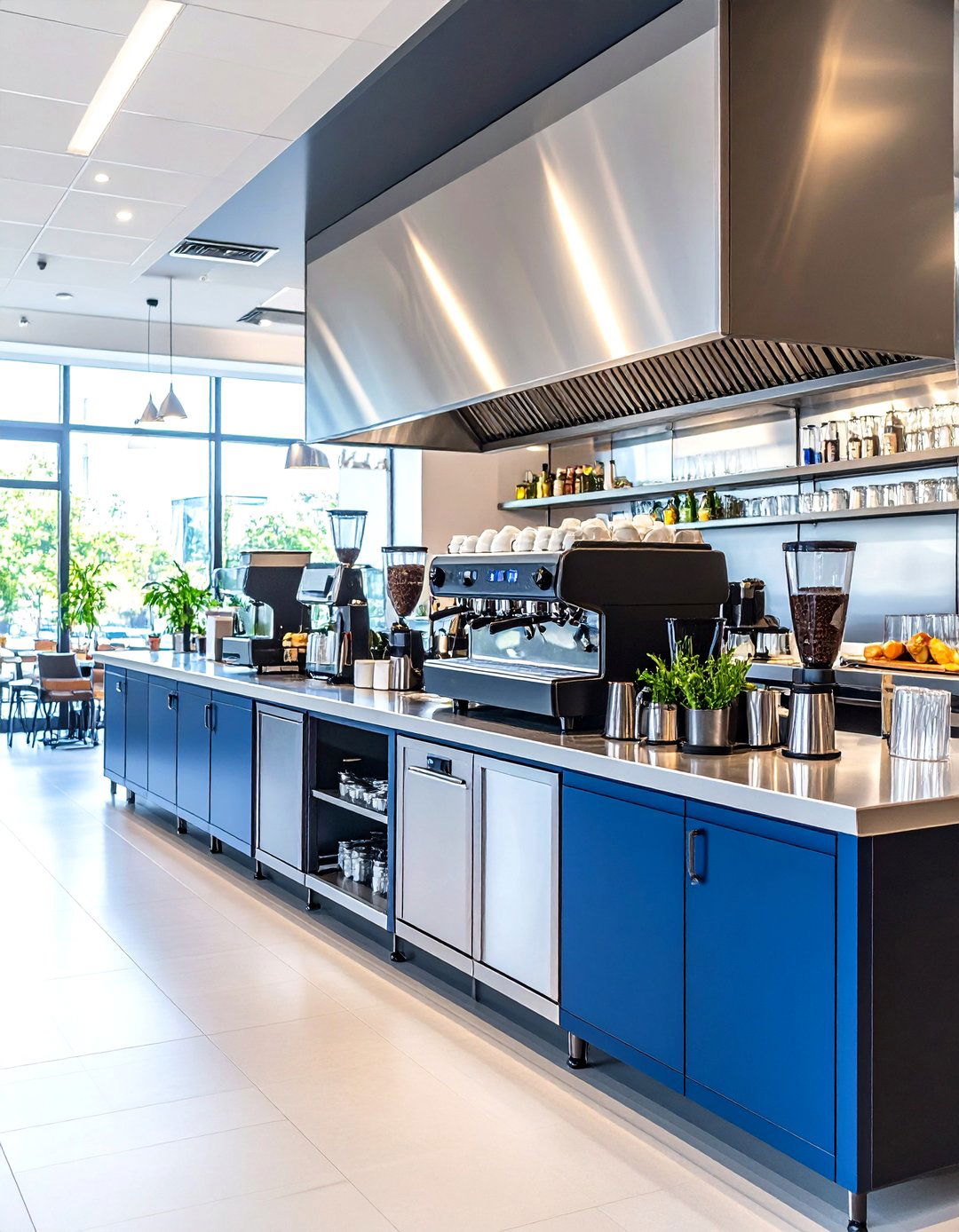 Dedicated Beverage Station - 30 restaurant kitchen design ideas