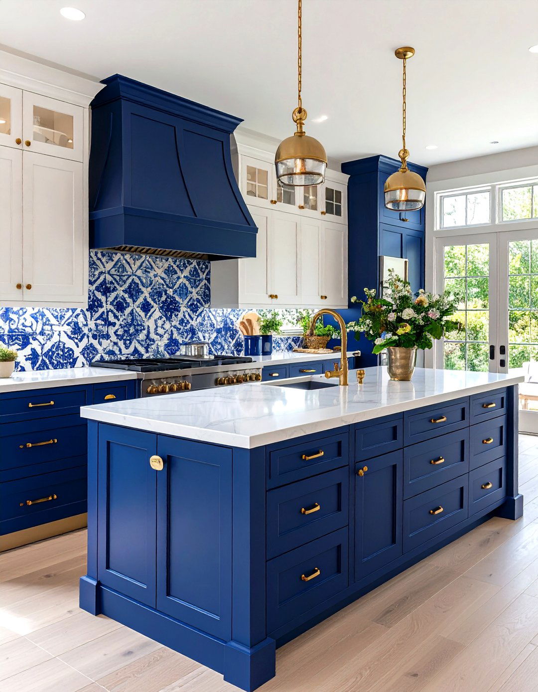Deep Navy Blue Kitchen Cabinets - 30 kitchen cabinet colors ideas