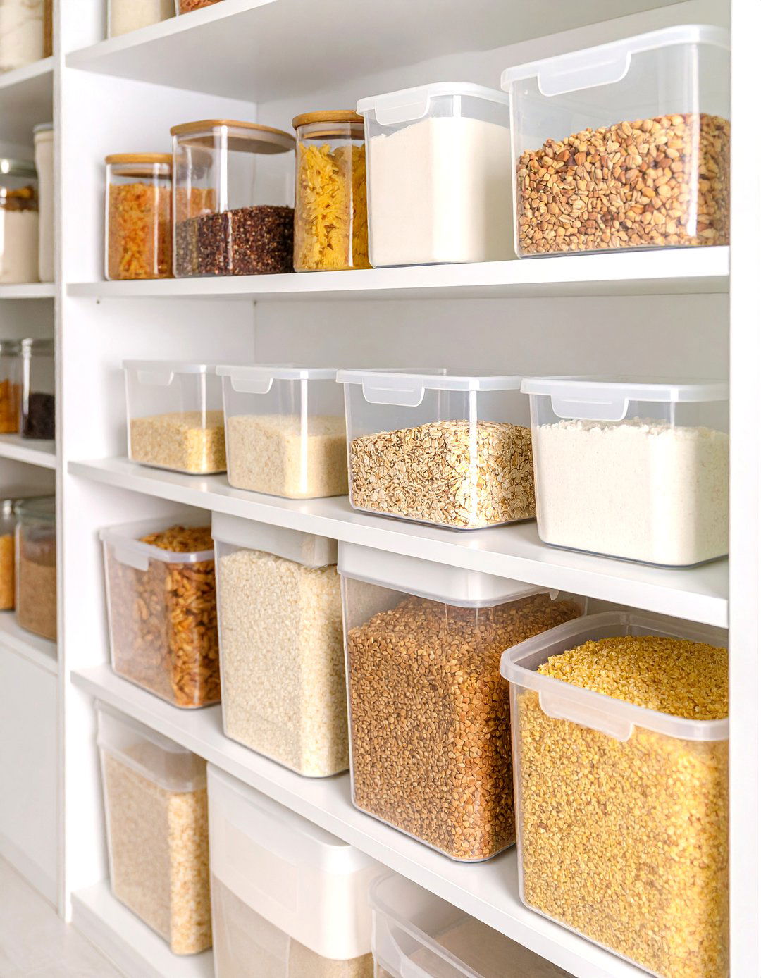 Deep Pantry Shelves for Bulk Storage - 30 pantry shelf ideas