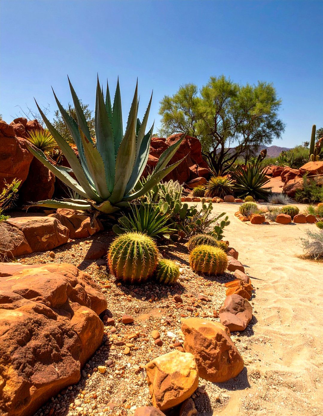 Desert Landscape Rock Garden - 30 simple rock garden ideas