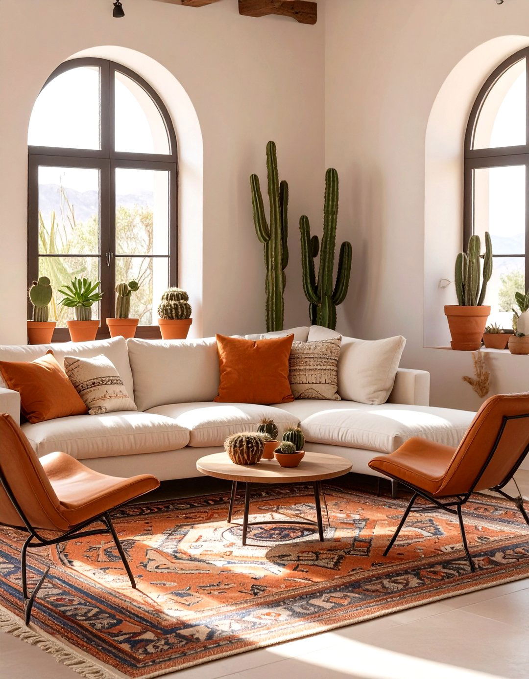 Desert Modern Boho Living Room - 30 cute living room ideas