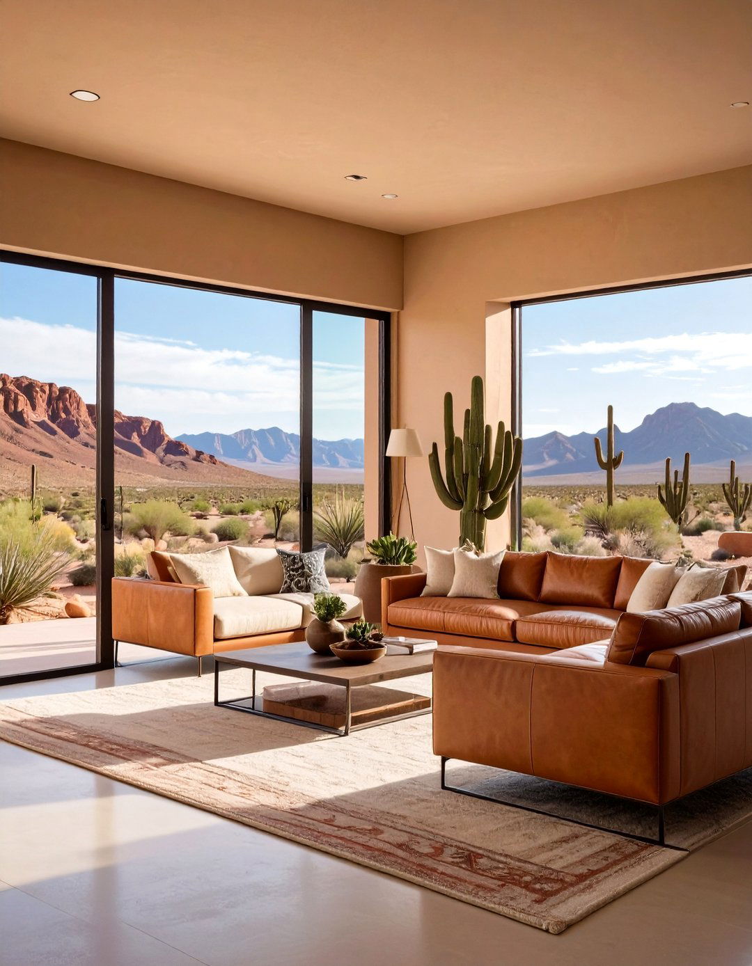 Desert Modern Living Room - 30 aesthetic living room ideas