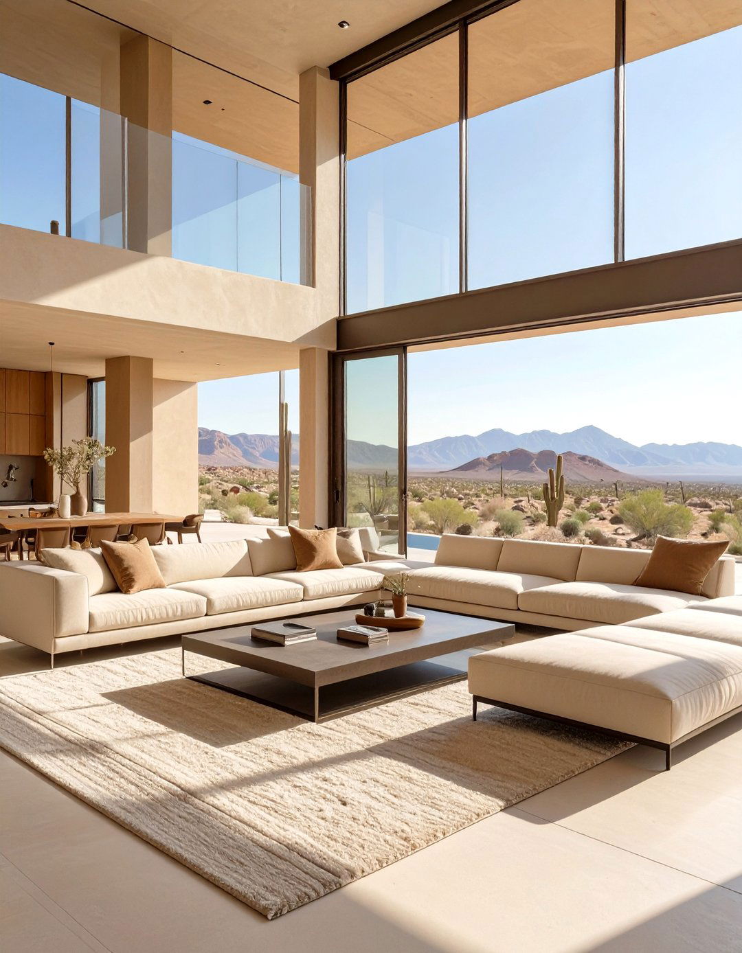 Desert Modern Living Space - 30 interior design training ideas