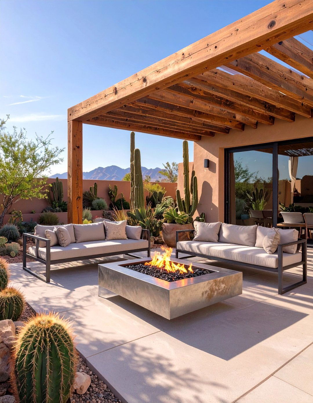 Desert Modern Patio and Outdoor Living - 30 nu look home design ideas