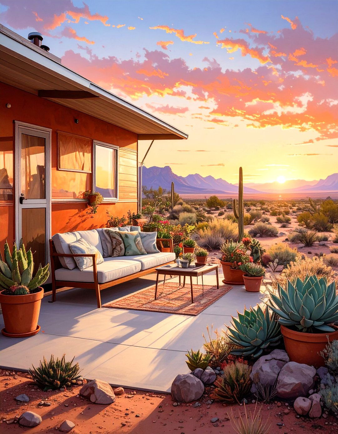 Desert Modern Porch Style - 30 mobile home porch ideas