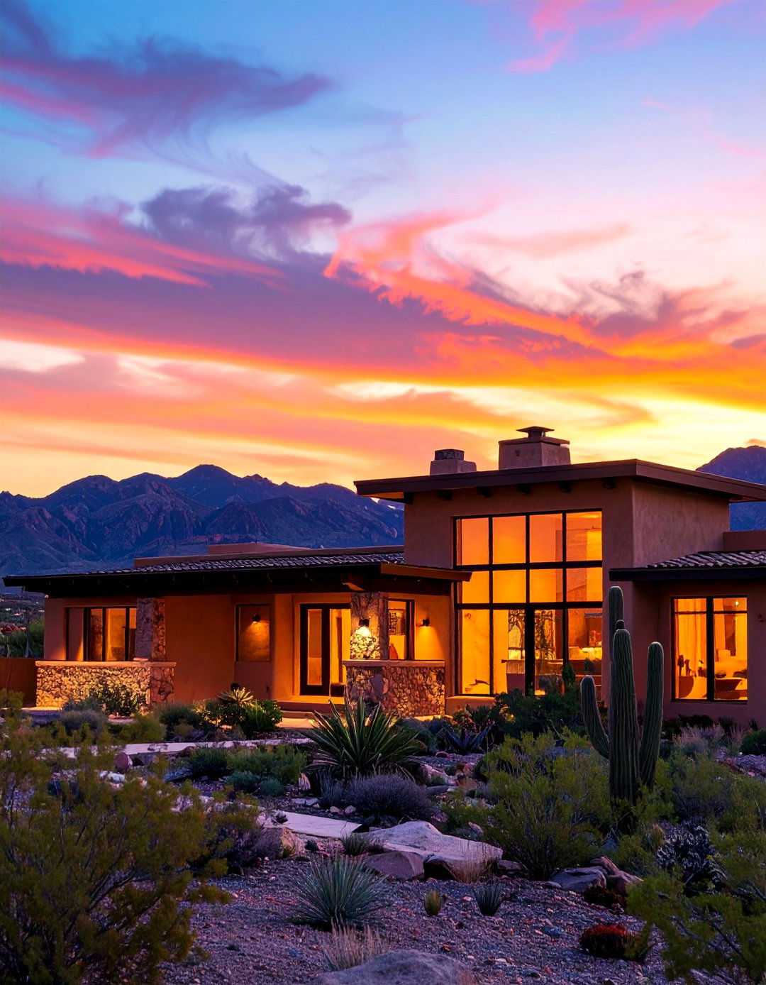 Desert Modernism House Design - 30 2 storey house design ideas