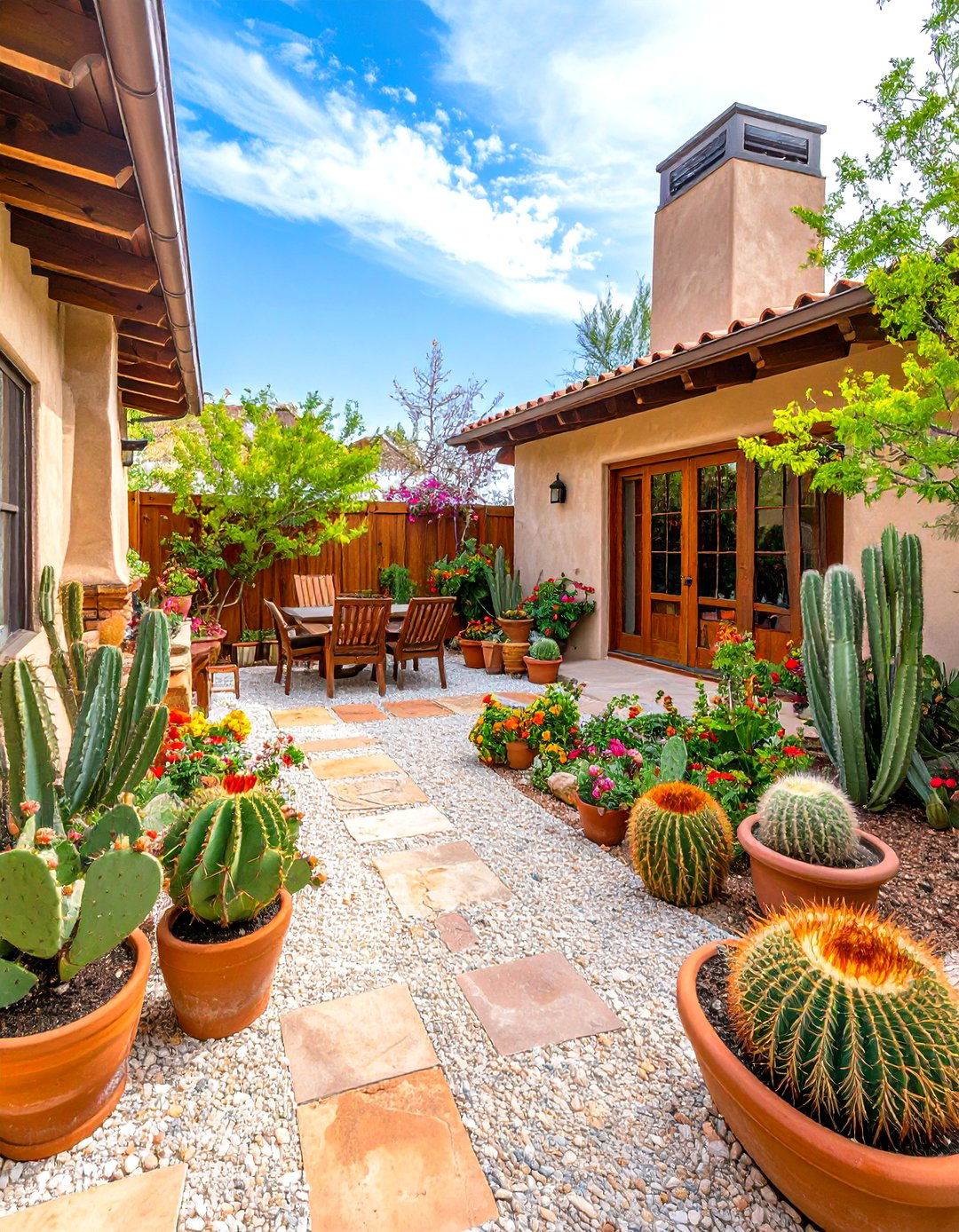 Desert Modernism Patio - 30 inexpensive patio ideas