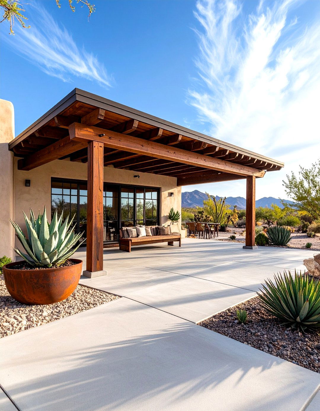 Desert Modernism Porch - 30 front porch design ideas photos