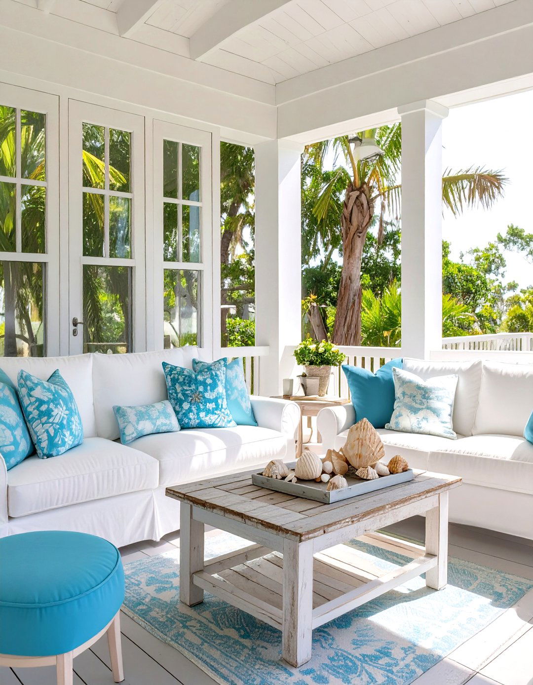 Design a Coastal Themed Retreat - 30 screened in porch decorating ideas